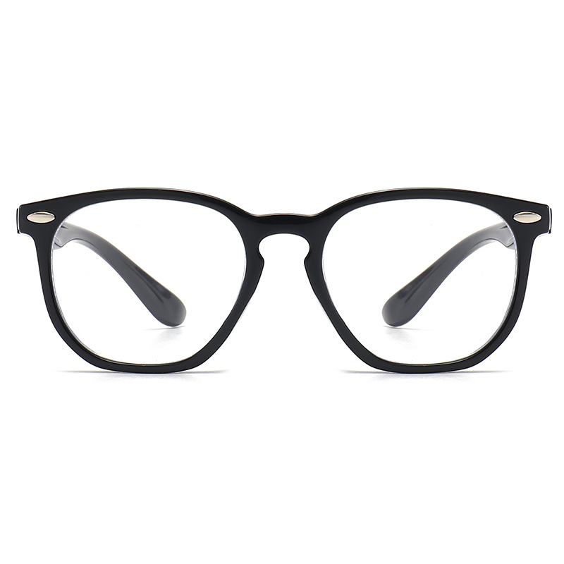Transparent Round Computer Gla - Gaming Glasses Blue recension och pris
