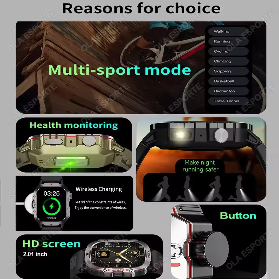 2026 New Military Smart Watch  - Phase Esports & Gaming Festival recension och pris
