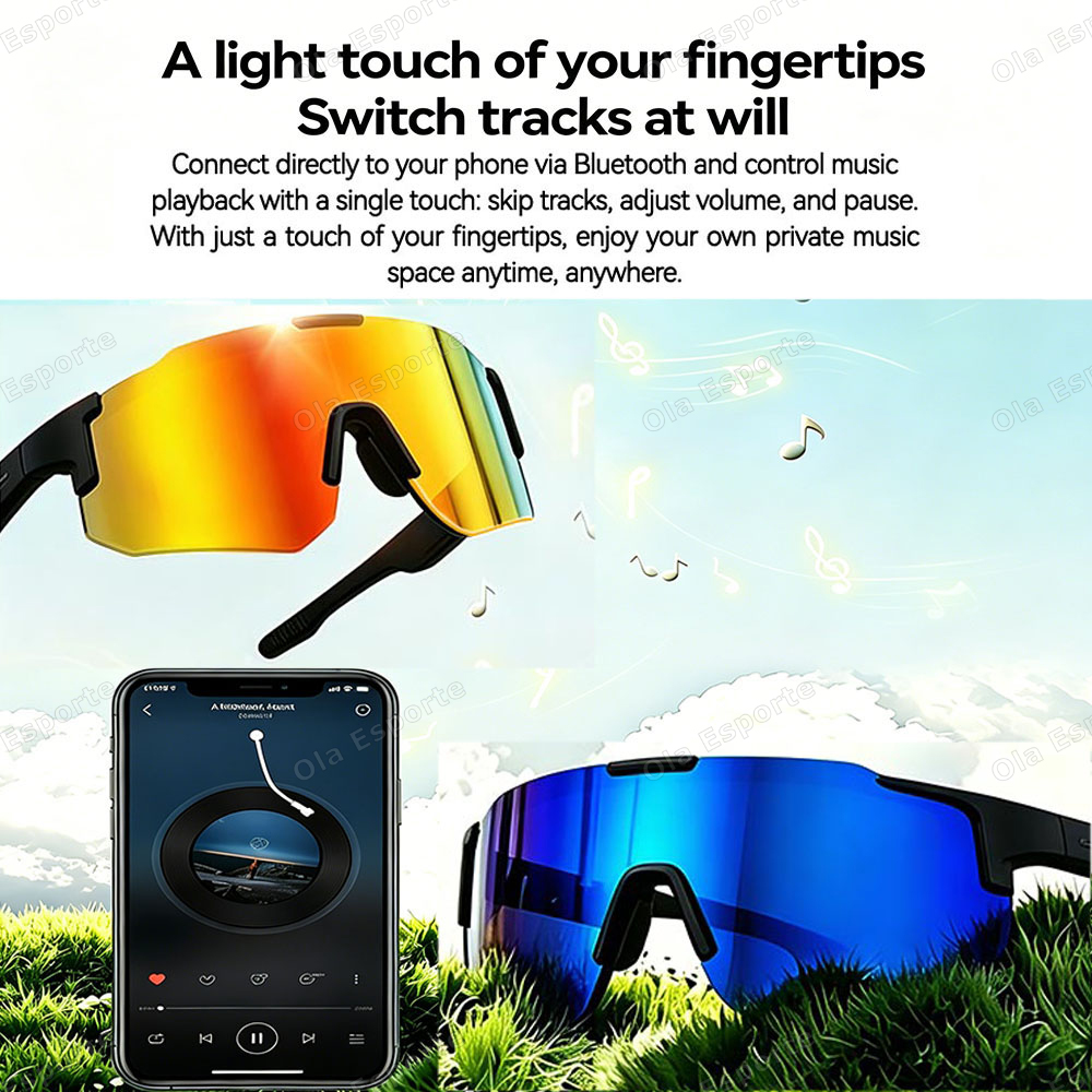 Cycling Smart Glasses Camera B - Gaming Glasses Blue recension och pris