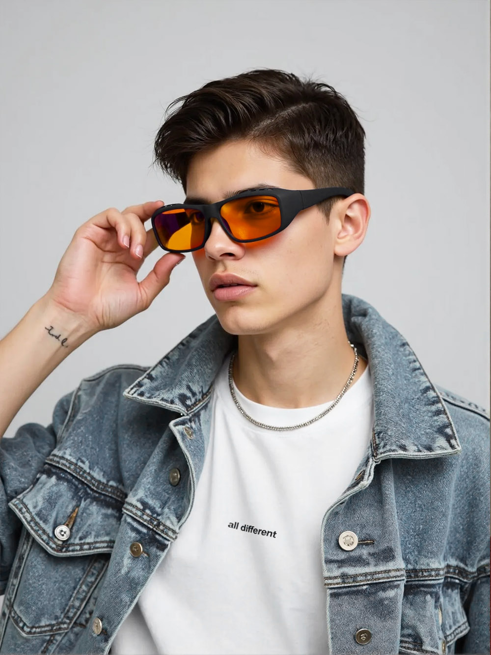 Oversized Anti Blue Light Glas - Gaming Glasses Blue recension och pris
