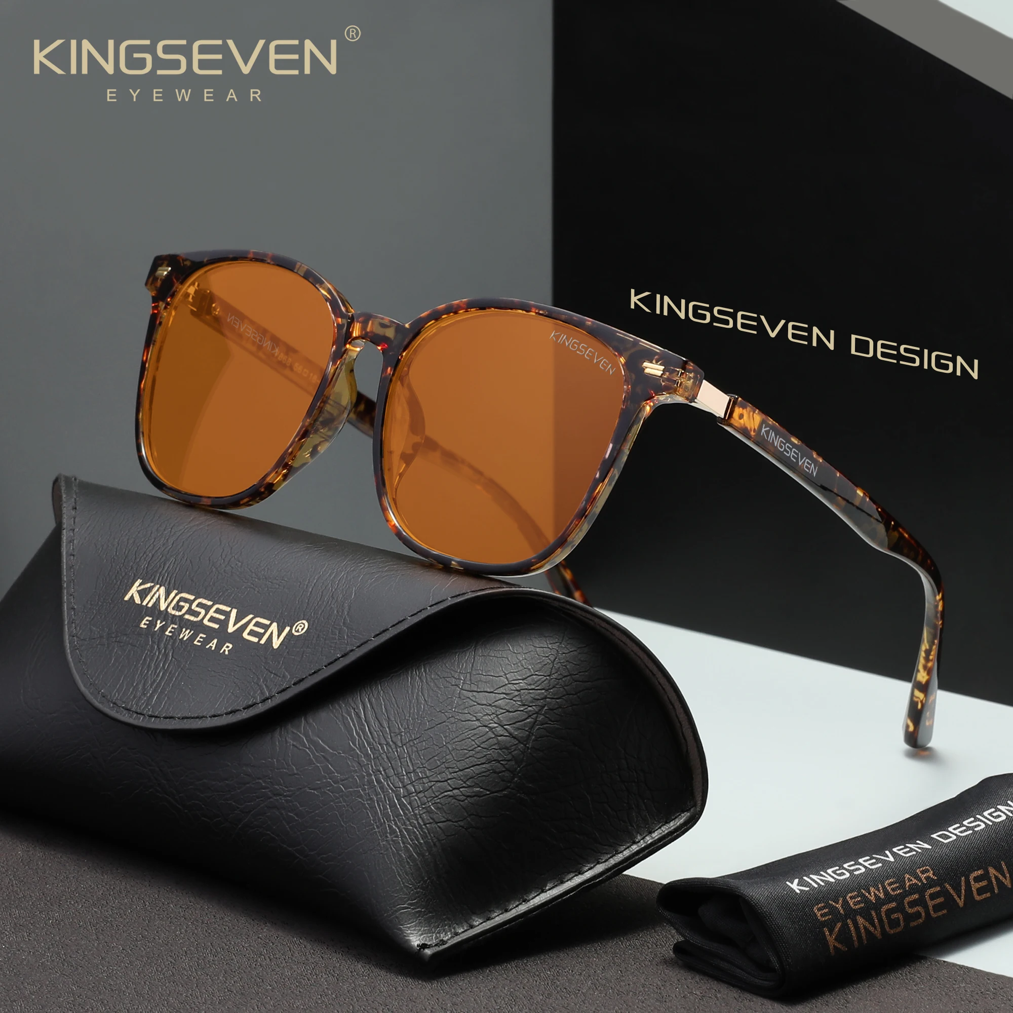 KINGSEVEN Retro Blue Blocking  - Gaming Glasses Blue recension och pris