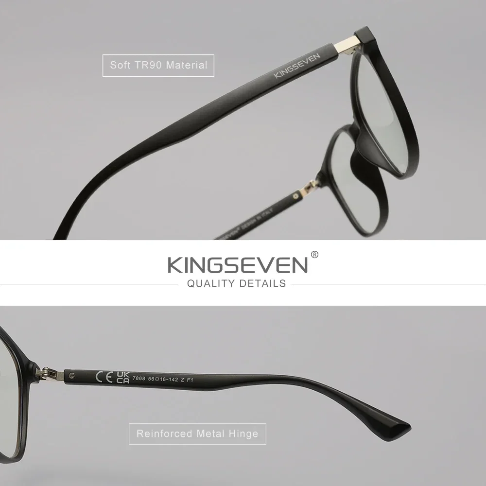 KINGSEVEN Retro Blue Blocking  - Gaming Glasses Blue recension och pris