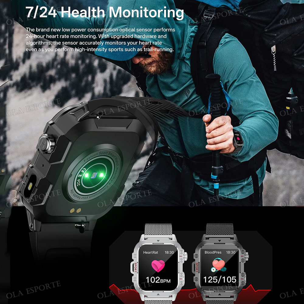 New Military Smart Watch Men I - Phase Esports & Gaming Festival recension och pris