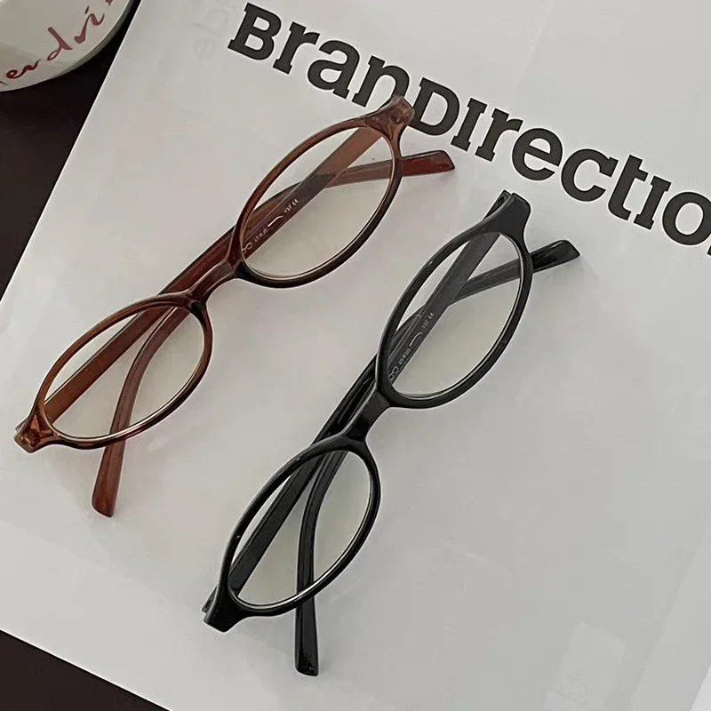 Women Y2K Retro Oval Glasses S - Gaming Glasses Blue recension och pris