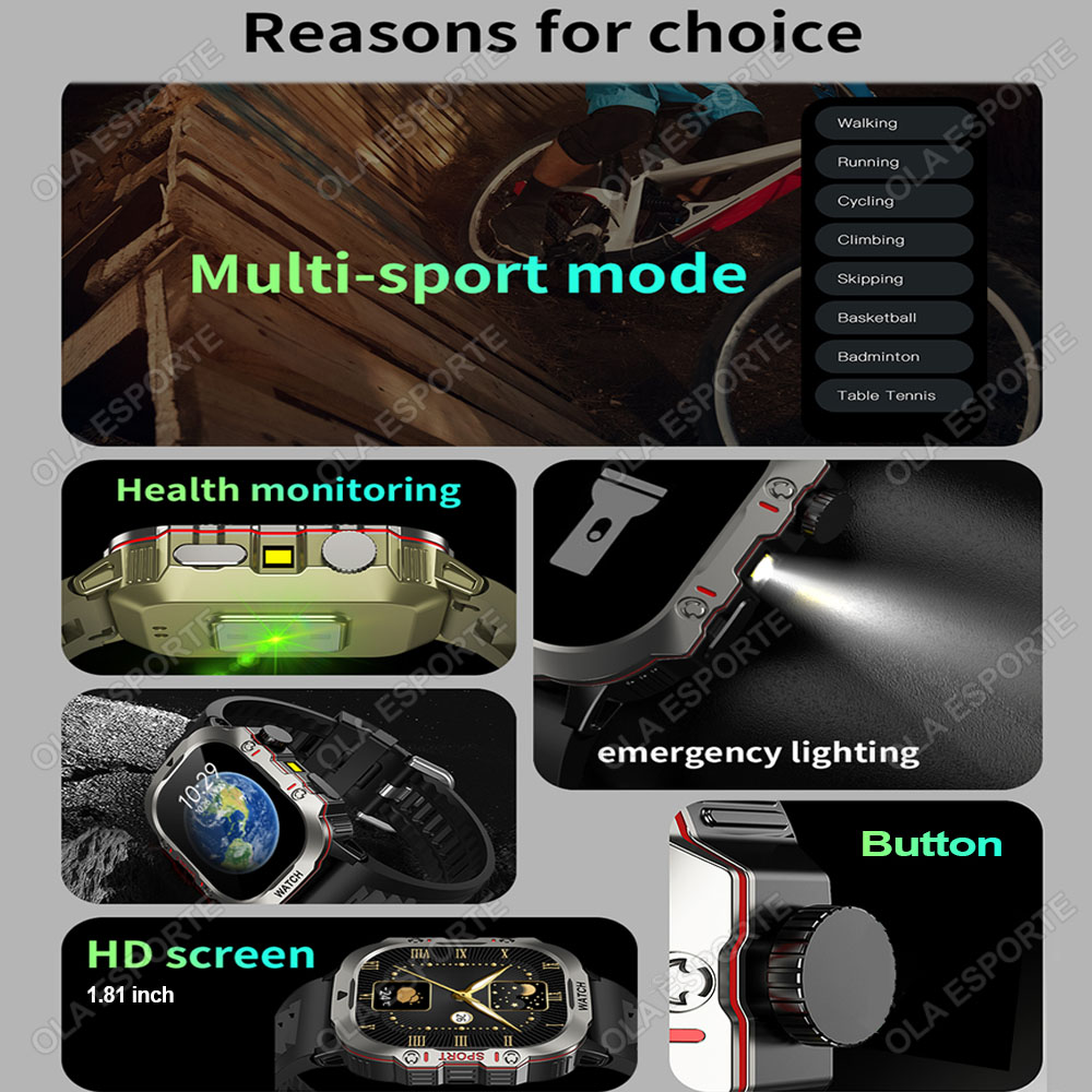 2026 Military Smartwatch GPS M - Phase Esports & Gaming Festival recension och pris